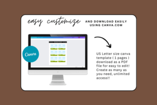 1 Rectangle Sticker Printable Templates Graphic by FolieDesign ...