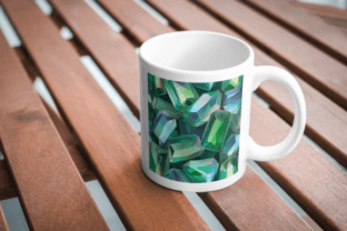 3D Emerald Opal Digital Paper Graphic by Craft Studios · Creative Fabrica