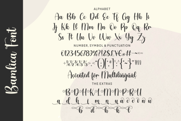 Bamlica Font - Preview 1