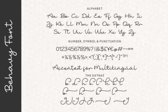 Behavy Font - Preview 1