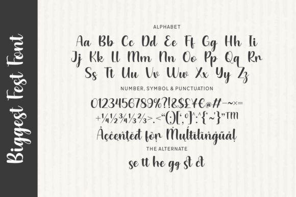 Biggest Fest Font - Preview 1