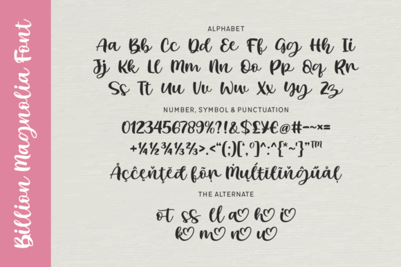 Billion Magnolia Font - Preview 3