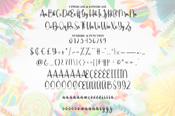 Birthday Font - Preview 6