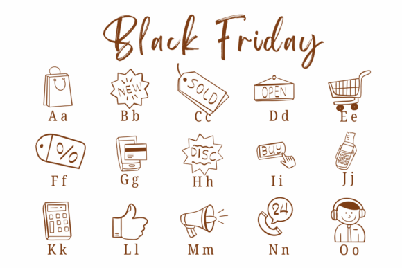 Black Friday Font - Preview 1