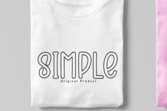 Blue Seamless Font - Preview 1