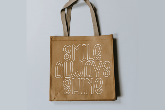 Blue Seamless Font - Preview 4