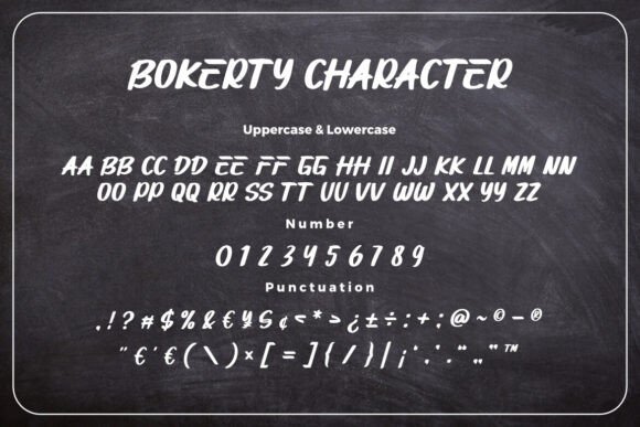 Bokerty Font - Preview 3