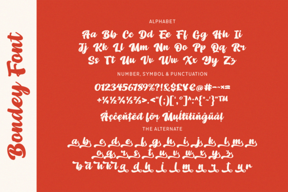 Bondey Font - Preview 1