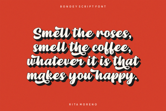 Bondey Font - Preview 3
