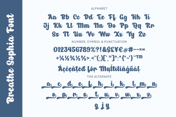Breathe Sophia Font - Preview 3