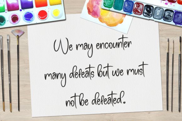 Brush Chubby Font - Preview 2