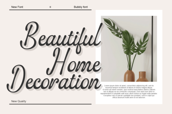 Bubbly Font - Preview 3