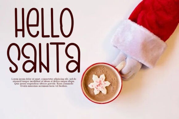 Christmas Snowman Font - Preview 1