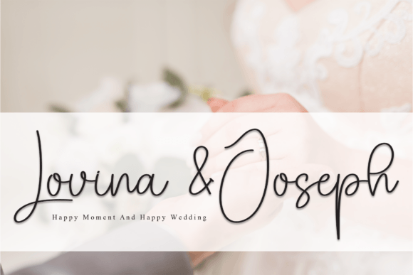 Calina Signature Font - Preview 1