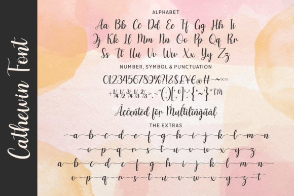 Cathewin Font - Preview 2
