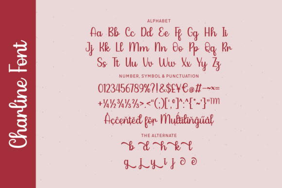 Charline Font - Preview 1
