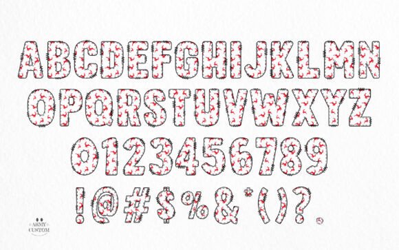 Christmas Army Bundle Font - Preview 4