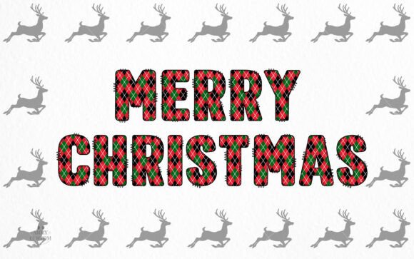 Christmas Plaid Army Font - Preview 2