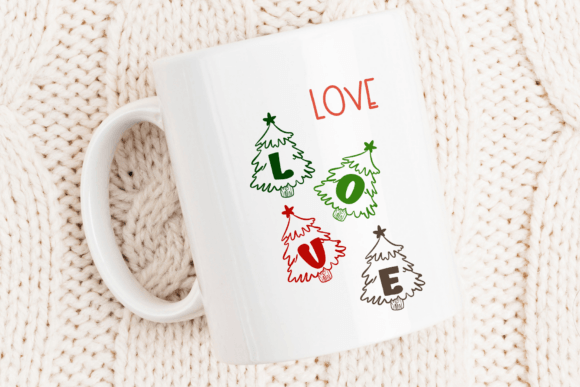 Christmas Tree Font - Preview 3