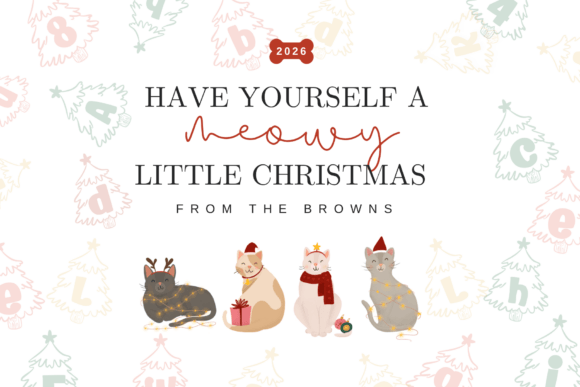 Christmas Tree Font - Preview 4