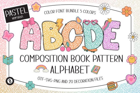 Colorful Fonts [2026] | Best Two-color & Multi Color Fonts - Creative ...