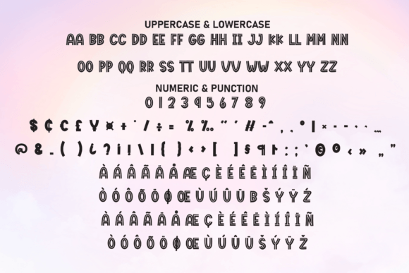 Cute Angela Font font preview - 6