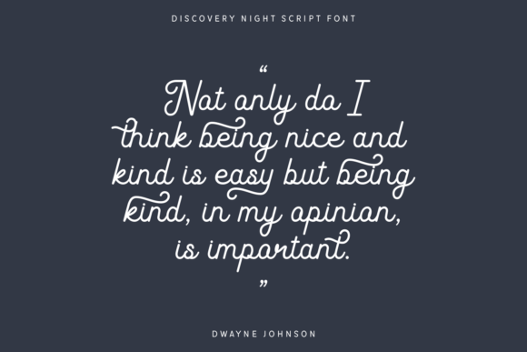 Discovery Night Font - Preview 2