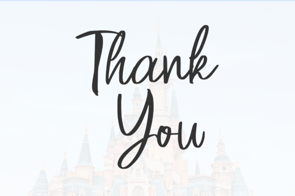 Disney Font - Preview 3