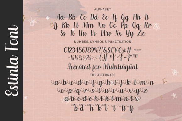 Estinla Font - Preview 1