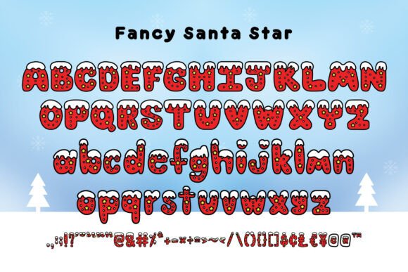 Fancy Santa Font - Preview 1