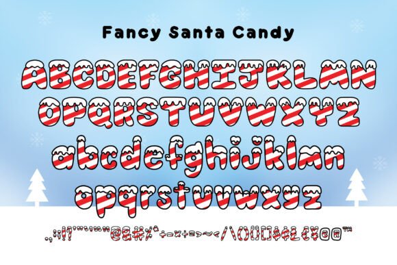 Fancy Santa Font - Preview 3