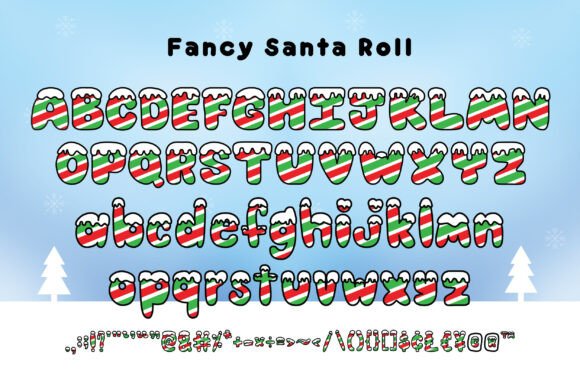 Fancy Santa Font - Preview 5