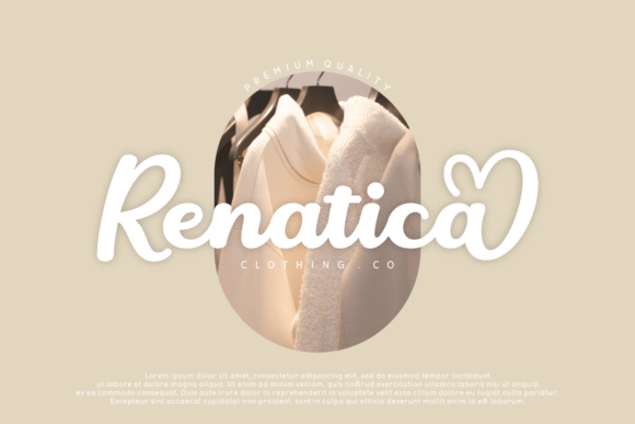 Fanecia Font PNG with transparent background - Preview 1