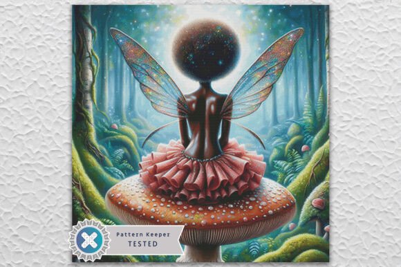 Fantasy African Fairy Cross Stitch PDF