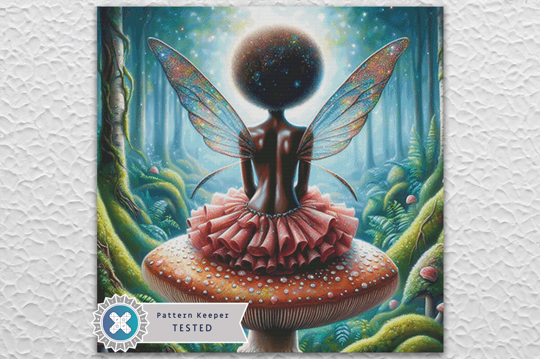Fantasy African Fairy Cross Stitch PDF