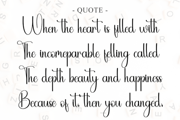 February Signature Font - Preview 5