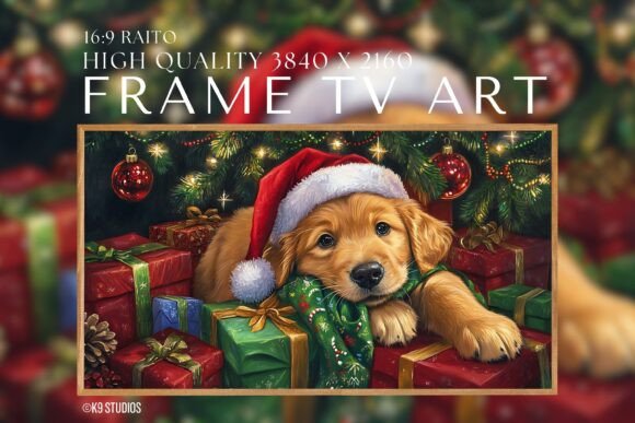 Frame TV Art | CHRISTMAS Frame TV - Pets