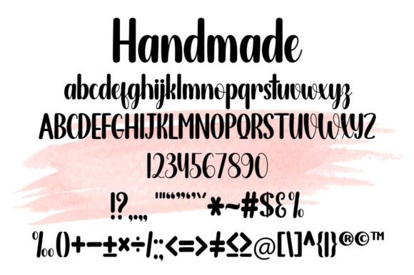 Handmade Font - Preview 5