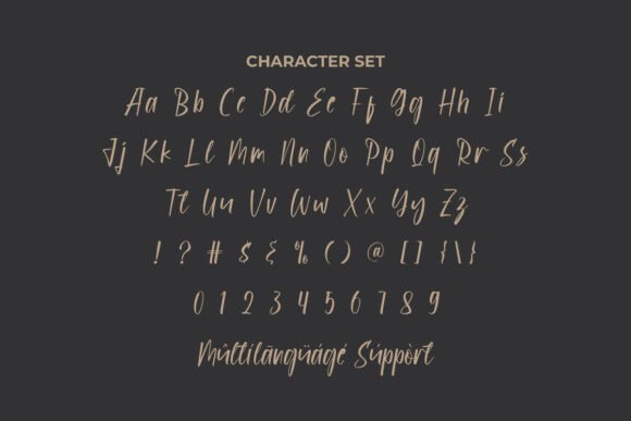 History Glamour Font PNG with transparent background - Preview 3