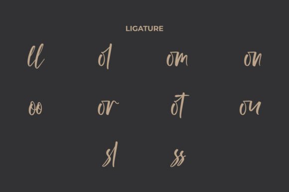 History Glamour Font PNG with transparent background - Preview 6