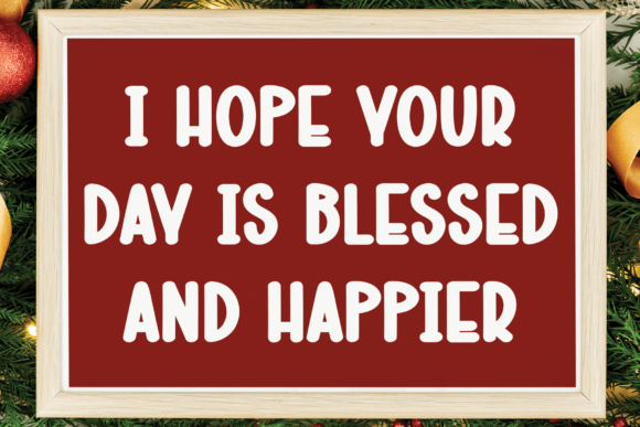Homestay Christmas Font PNG with transparent background - Preview 3