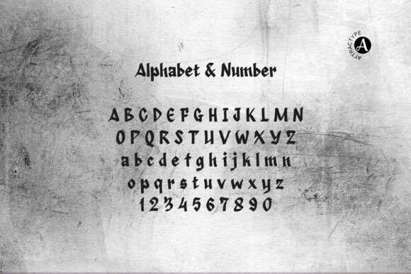 Menzo Font font preview - 6