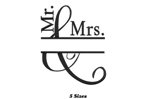 Mr and Mrs Monogram Wedding