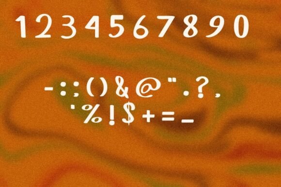 Nowhere Font PNG with transparent background - Preview 3