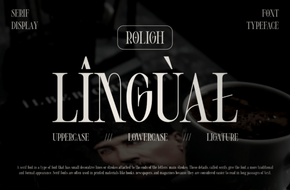 Roligh Font PNG with transparent background - Preview 4