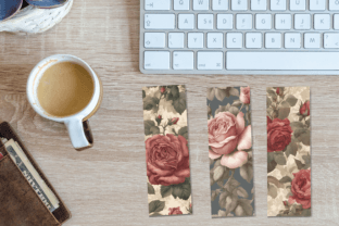 Roses Printable Bookmarks Pack Graphic by The ArtWorld Studio ...