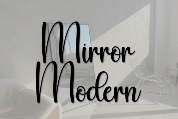 Simple Designer Font PNG with transparent background - Preview 1