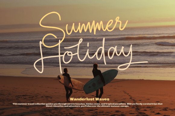 Amigos Line Font - Preview 2