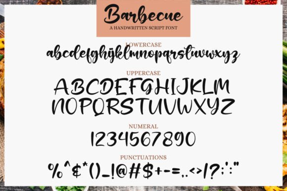 Barbecue Font - Preview 6