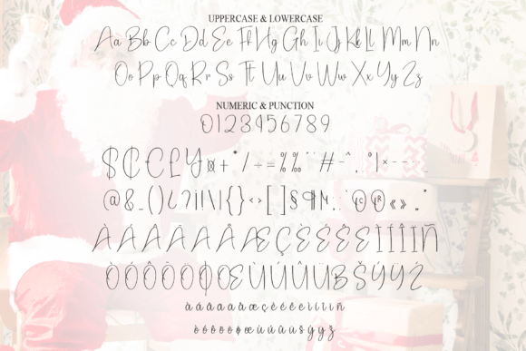 Birthday Santa Font - Preview 6